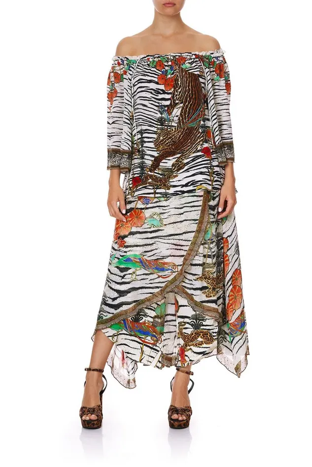 Camilla Tops Women Off Shoulder Flare Blouse Cosmic Conflict