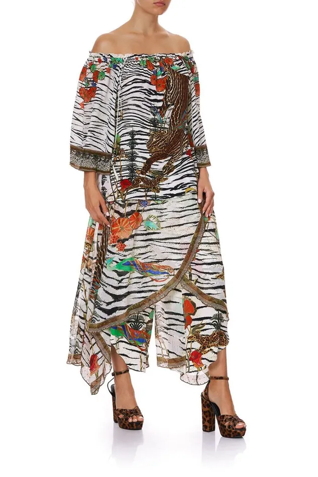 Camilla Tops Women Off Shoulder Flare Blouse Cosmic Conflict