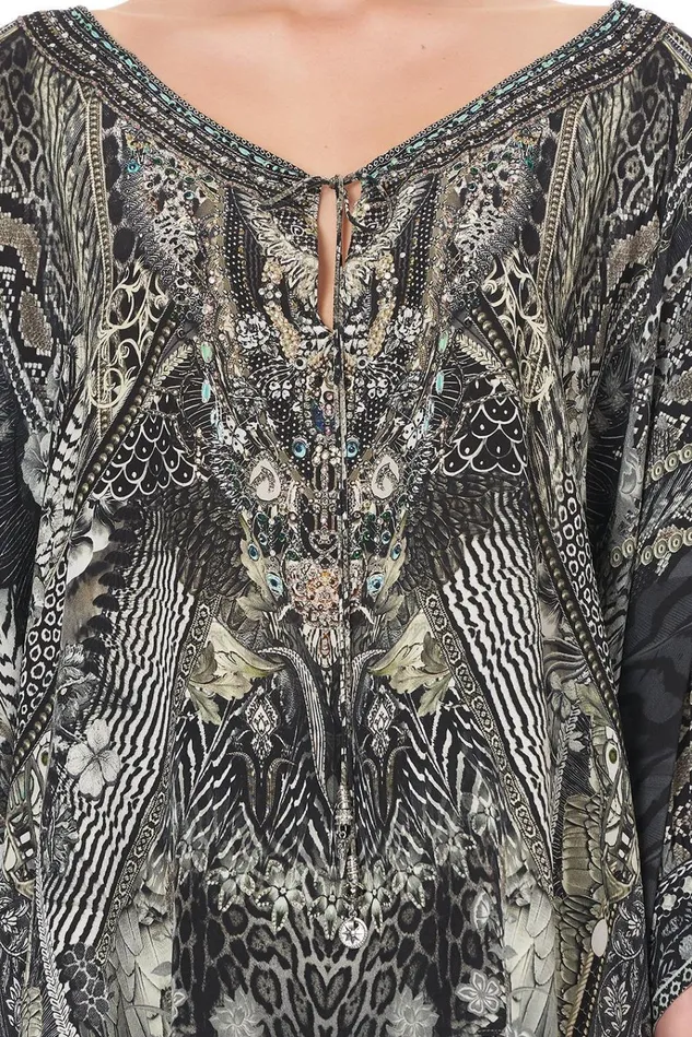 Camilla Tops Women Raglan Sleeve Blouse With Cuff One Tribe