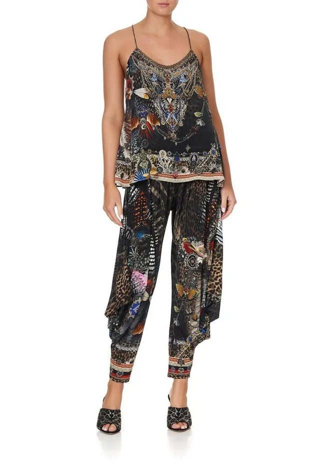 Camilla Tops Women T Back Shoestring Top Treasure Chaser