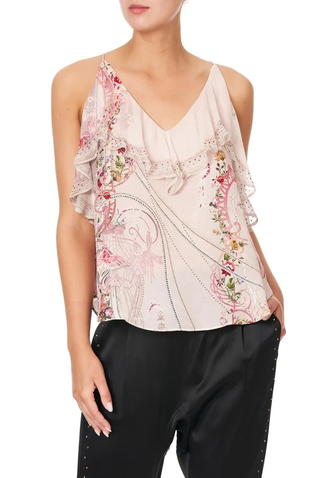 Camilla Tops Women Top With Neckline Frill Istenanya