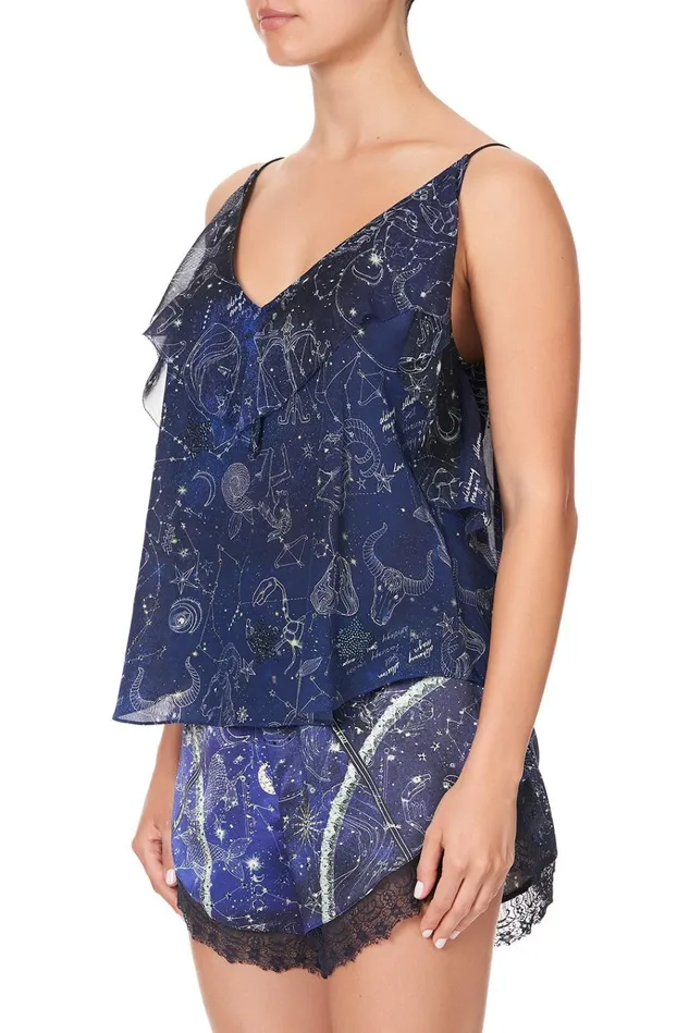 Camilla Tops Women Top With Neckline Frill Its A Sign