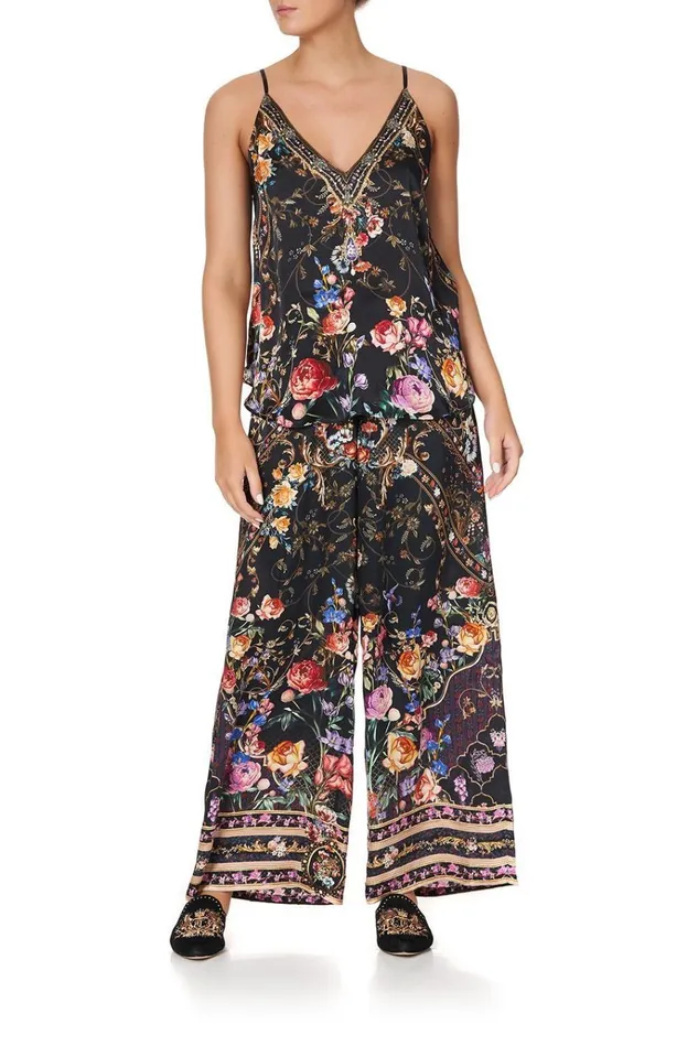 Camilla Tops Women V Neck Cami Blushing Manor
