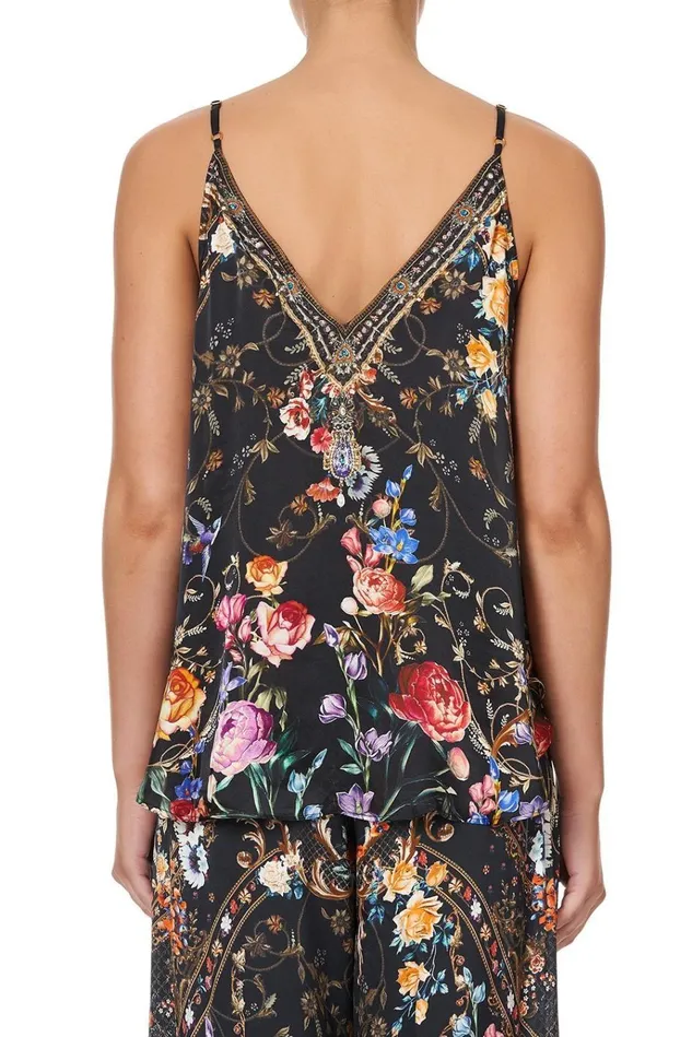 Camilla Tops Women V Neck Cami Blushing Manor