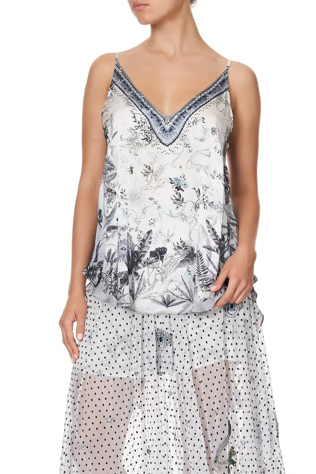 Camilla Tops Women V Neck Cami Moonlit Musings