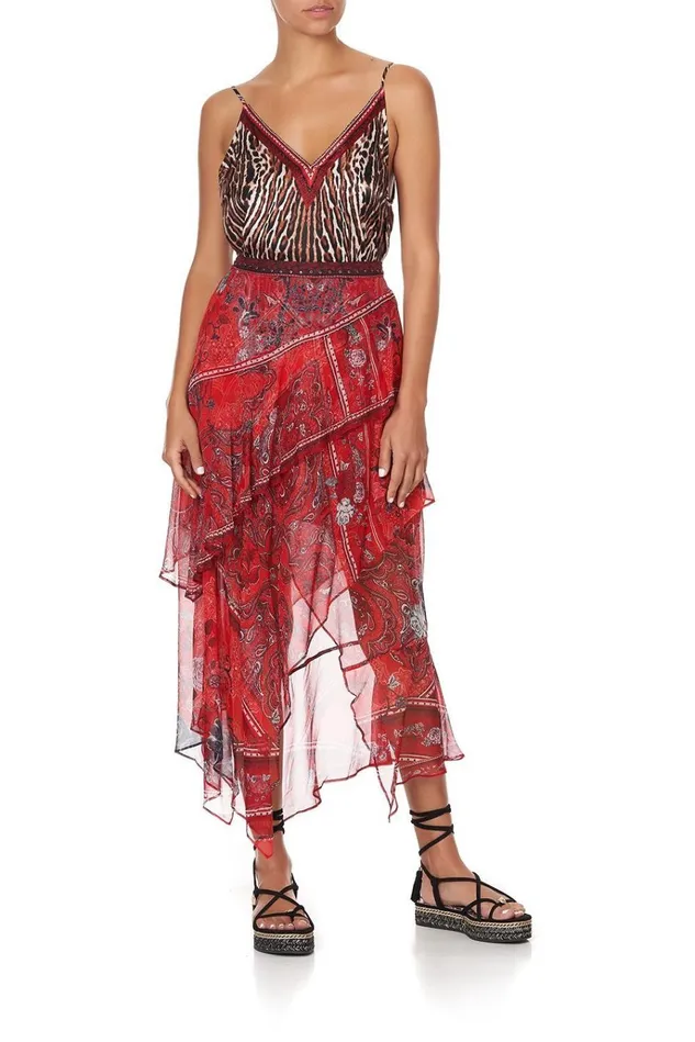 Camilla Tops Women V Neck Cami Pirate Punk