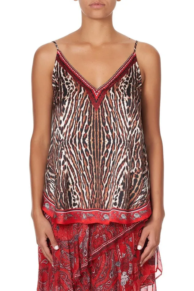 Camilla Tops Women V Neck Cami Pirate Punk