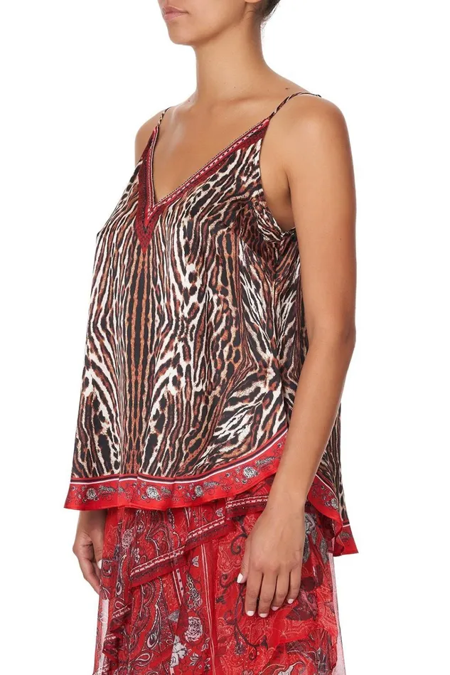 Camilla Tops Women V Neck Cami Pirate Punk