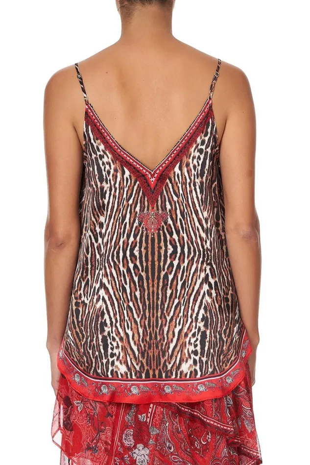 Camilla Tops Women V Neck Cami Pirate Punk