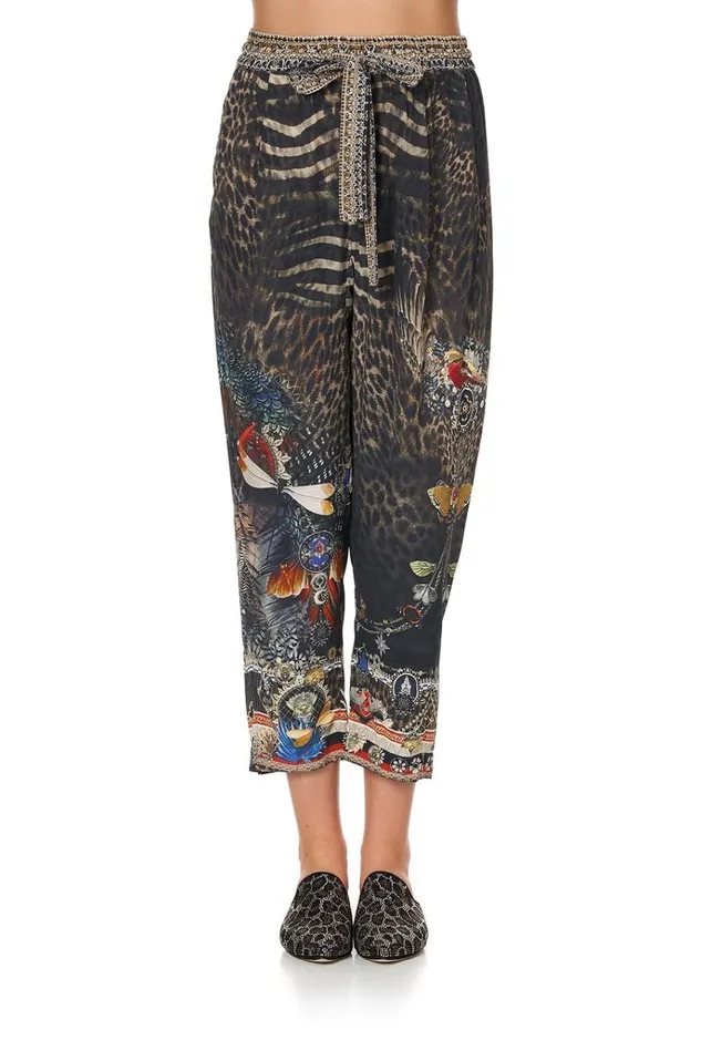 Camilla Trousers and Leggings Women Drop Crotch Slim Leg Pant Treasure Chaser