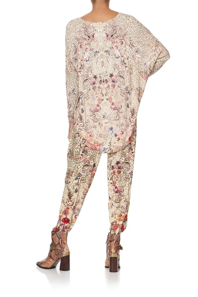Camilla Trousers and Leggings Women Harem Pants With Front Pleats Drifting Dreamer