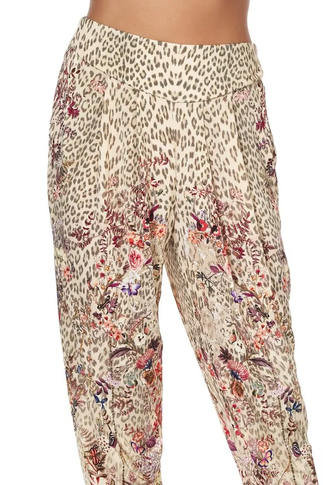 Camilla Trousers and Leggings Women Harem Pants With Front Pleats Drifting Dreamer