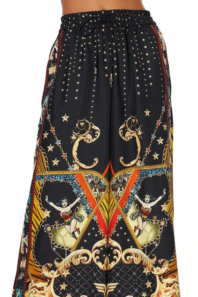 Camilla Trousers and Leggings Women Straight Leg Pant Wonder Woman