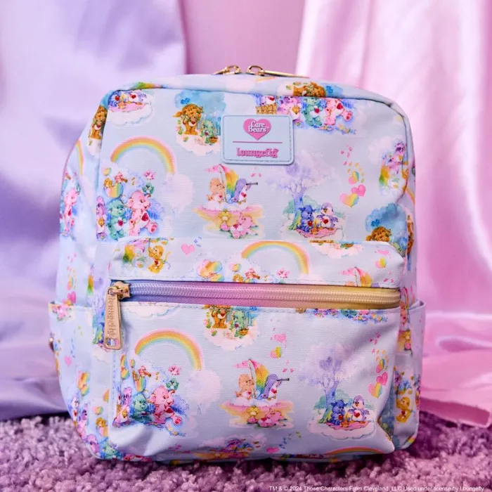 Care Bear Cousins AllOver Print Nylon Square Mini Backpack Unisex Loungefly Backpacks Care Bear Cousins AllOver Print Nylon Square Mini Backpack Unisex Loungefly Backpacks