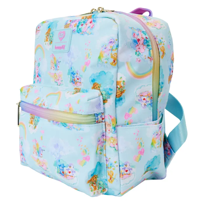 Care Bear Cousins AllOver Print Nylon Square Mini Backpack Unisex Loungefly Backpacks Care Bear Cousins AllOver Print Nylon Square Mini Backpack Unisex Loungefly Backpacks