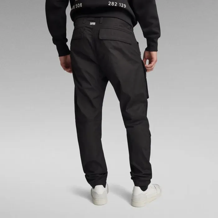 Cargos and Chinos Men GStar RAW 3D Regular Tapered Cargo Pants Dark Black