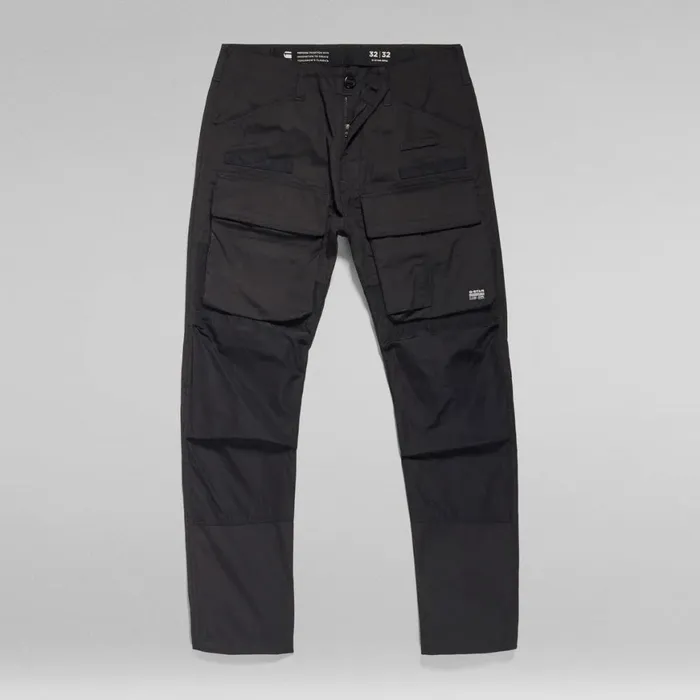 Cargos and Chinos Men GStar RAW 3D Regular Tapered Cargo Pants Dark Black