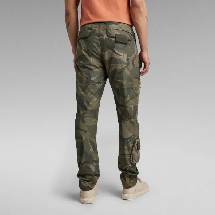 Cargos and Chinos Men GStar RAW 3D Regular Tapered Cargo Pants Turf Woodland Camo