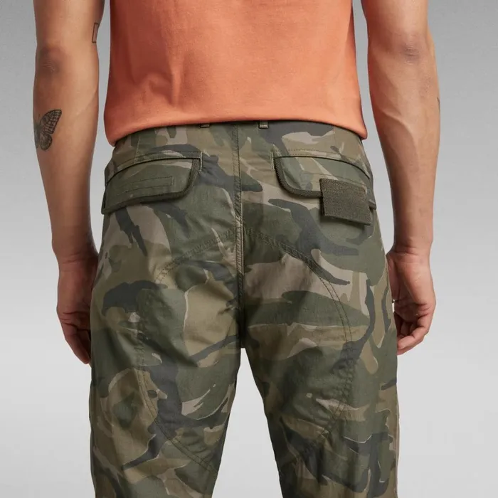 Cargos and Chinos Men GStar RAW 3D Regular Tapered Cargo Pants Turf Woodland Camo