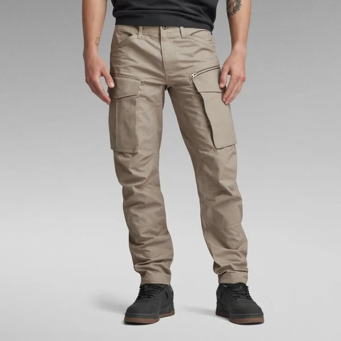 Cargos and Chinos Men GStar RAW Rovic Zip 3D Regular Tapered Pants Elephant Skin Cargos and Chinos Men GStar RAW Rovic Zip 3D Regular Tapered Pants Elephant Skin