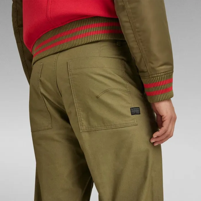 Cargos and Chinos Men GStar RAW Unisex Modson Straight Chino Dark Olive