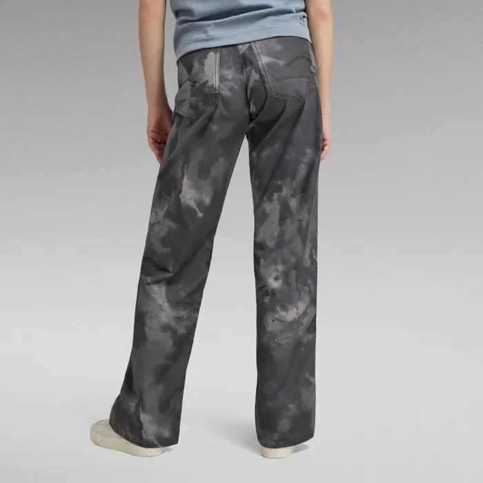 Cargos and Chinos Women GStar RAW Judee Low Waist Loose Pants Dk Black Blurry Camo