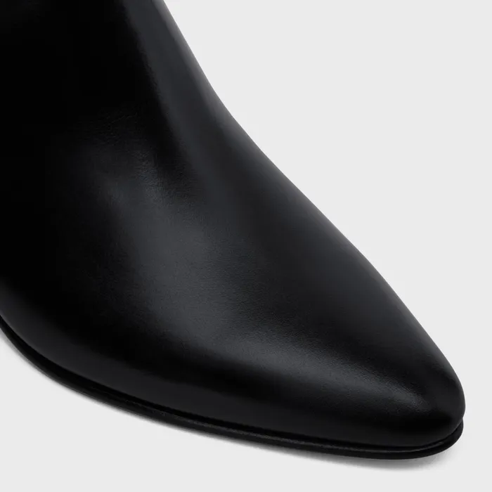 Celine Jacno Back Buckle Zipped Boot In Shiny Calfskin Black Men CELINE BOOTS Celine Jacno Back Buckle Zipped Boot In Shiny Calfskin Black Men CELINE BOOTS