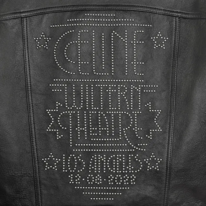 Celine Wiltern Blouson Jacket In Soft Lambskin Black Men CELINE LEATHER