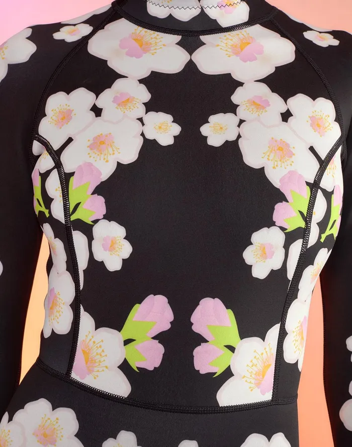 Cherry Blossom Wetsuit 8211 Bpchb Women Cynthia Rowley Surf and Swim