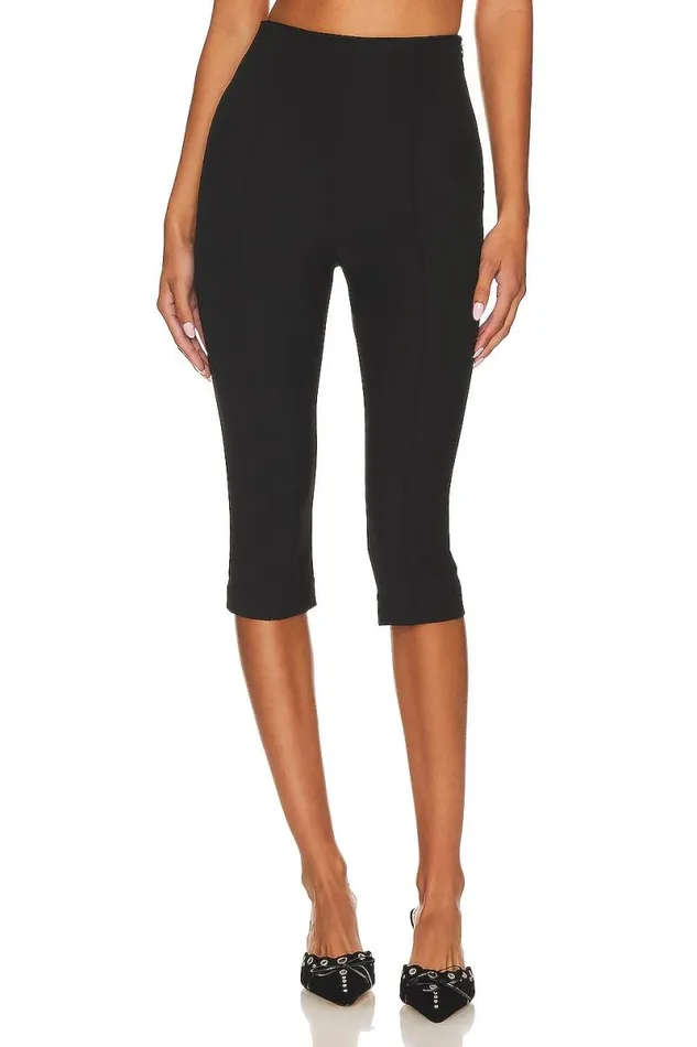 Cindy Cropped Capri Pant Black Women Lovers and Friends Pants