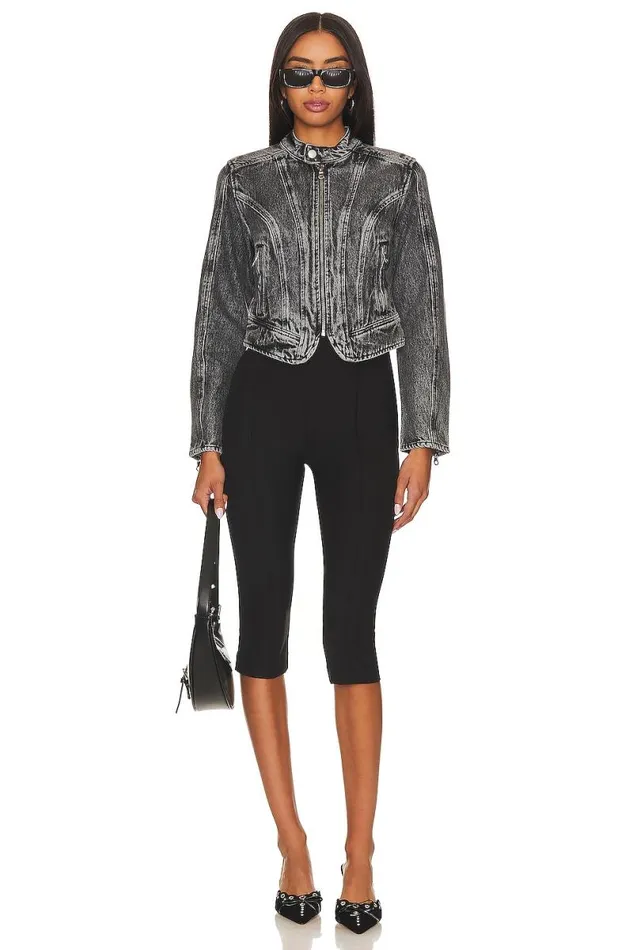 Cindy Cropped Capri Pant Black Women Lovers and Friends Pants
