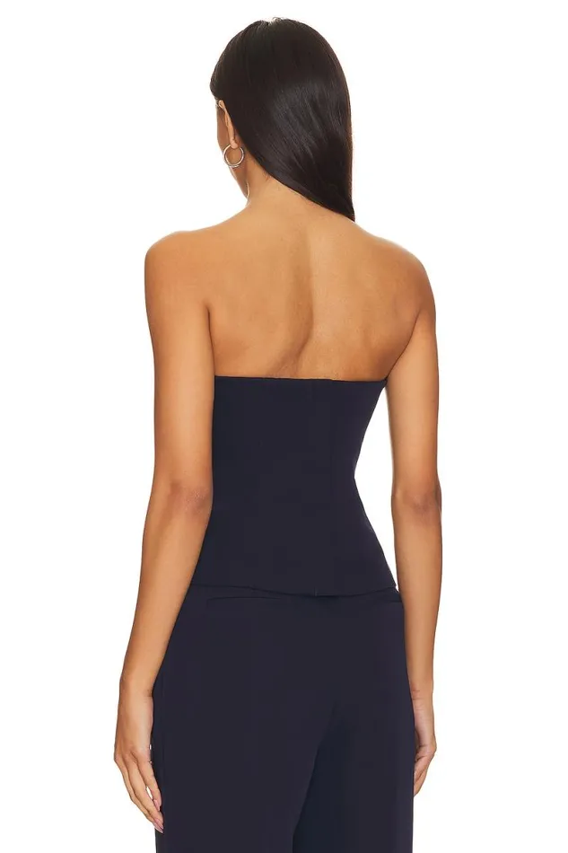 Colette Top Navy Blue Women Lovers and Friends Tops