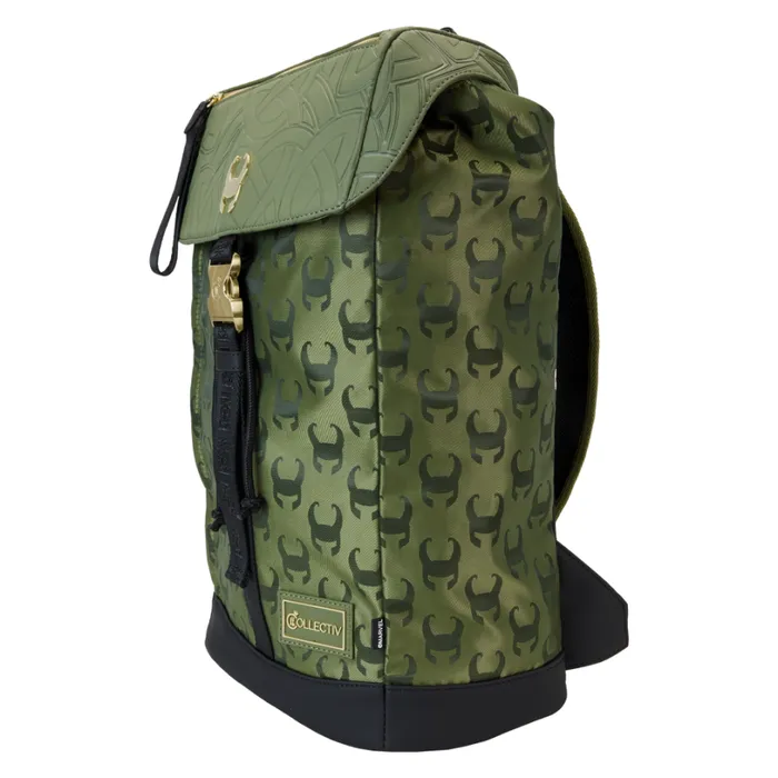 COLLECTIV Marvel Loki The TRAVELR FullSize Backpack Unisex Loungefly Backpacks COLLECTIV Marvel Loki The TRAVELR FullSize Backpack Unisex Loungefly Backpacks