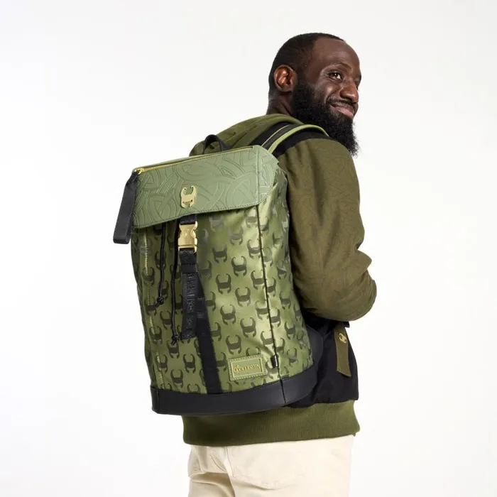 COLLECTIV Marvel Loki The TRAVELR FullSize Backpack Unisex Loungefly Backpacks COLLECTIV Marvel Loki The TRAVELR FullSize Backpack Unisex Loungefly Backpacks