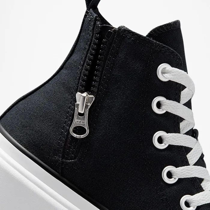 Converse High Top Chuck Taylor All Star Lugged Lift Platform Canvas Blackblackwhite 8211 Kids