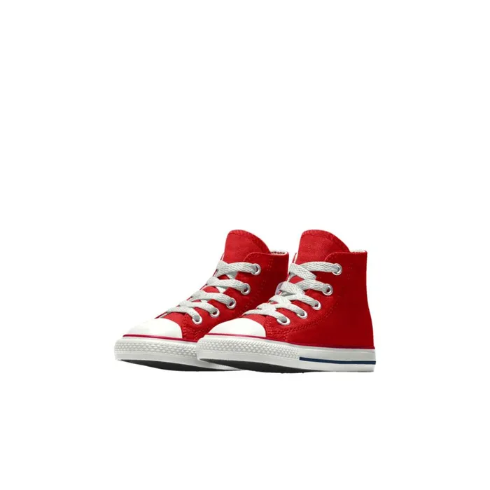 Converse High Top Custom Chuck Taylor All Star By You Red 8211 Kids