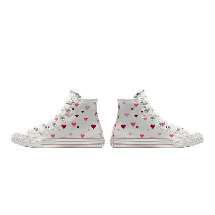 Converse High Top Custom Chuck Taylor All Star By You White 8211 Kids