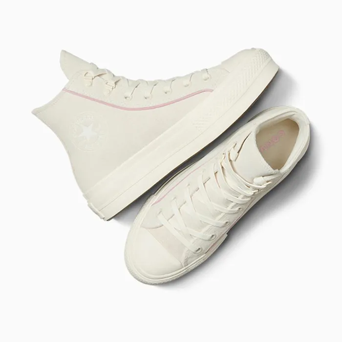 Converse Lift Platforms Chuck Taylor All Star Lift Platform Suede Egretphantom Violetegret 8211 Women