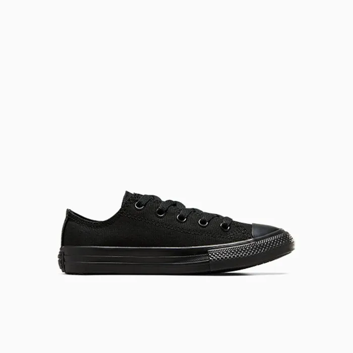 Converse Low Top Chuck Taylor All Star Black Monochrome 8211 Kids