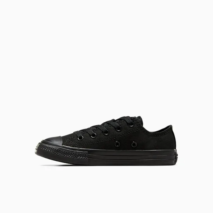 Converse Low Top Chuck Taylor All Star Black Monochrome 8211 Kids