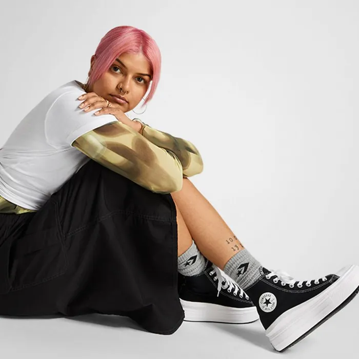 Converse Platforms Chuck Taylor All Star Move Platform Blacknatural Ivorywhite 8211 Women