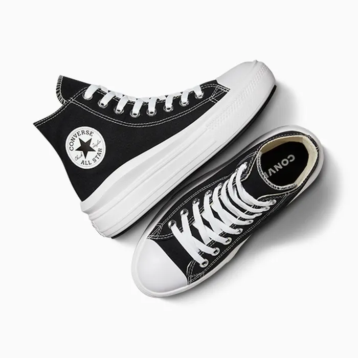 Converse Platforms Chuck Taylor All Star Move Platform Blacknatural Ivorywhite 8211 Women