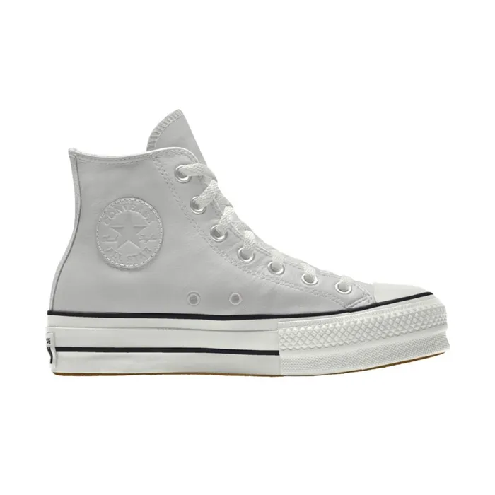 Converse Platforms Custom Chuck Taylor All Star Lift Platform Leather By You Fossilized 8211 MenWomen Converse Platforms Custom Chuck Taylor All Star Lift Platform Leather By You Fossilized 8211 MenWomen