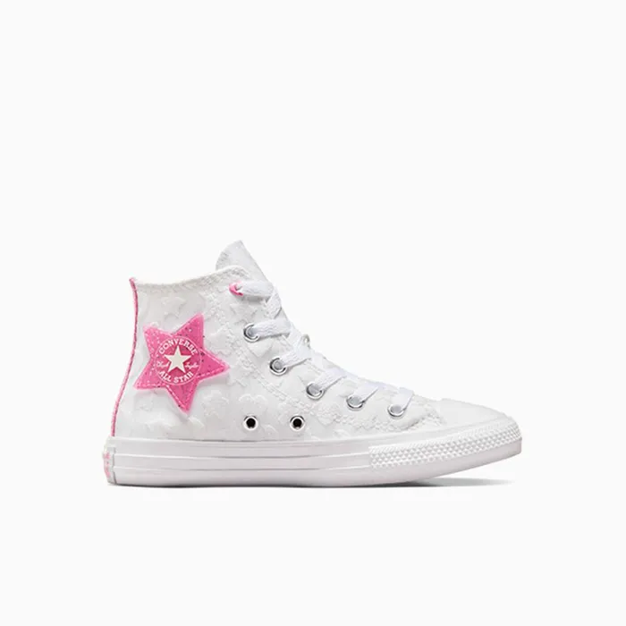 Converse Prints Chuck Taylor All Star Sparkle Whiteoops Pinkwhite 8211 Kids