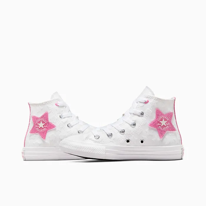 Converse Prints Chuck Taylor All Star Sparkle Whiteoops Pinkwhite 8211 Kids