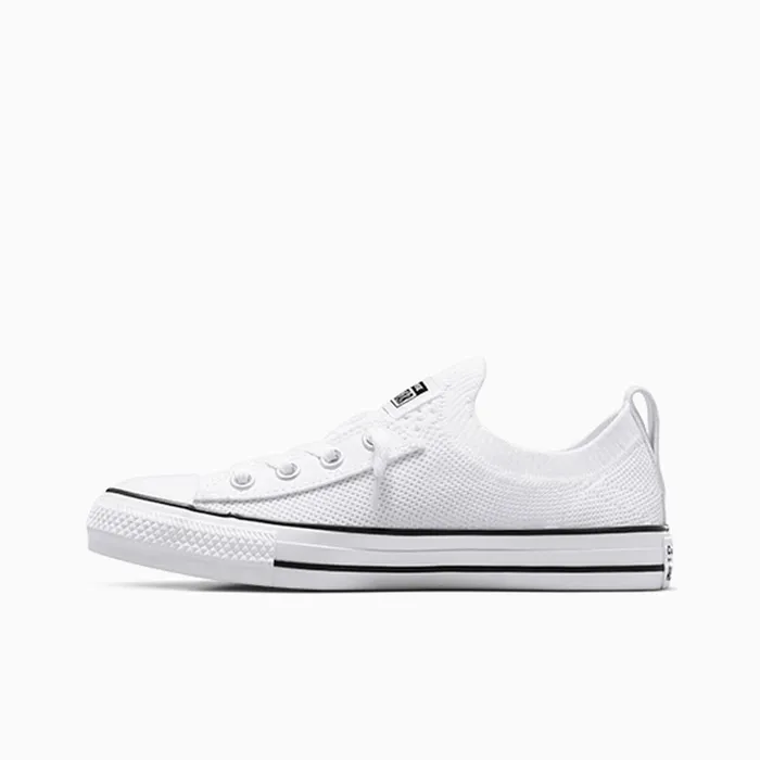 Converse SlipOns Chuck Taylor All Star Shoreline Knit Slip Whiteblackwhite 8211 Women