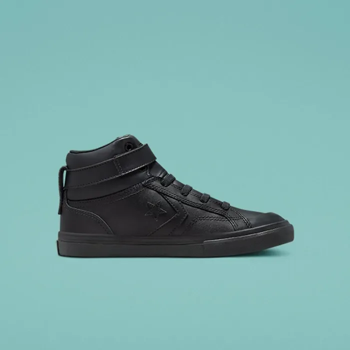 Converse SlipOns Pro Blaze Easy On Blackblackblack 8211 Kids
