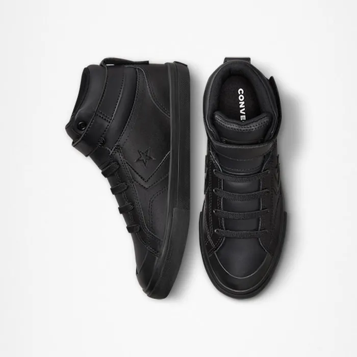 Converse SlipOns Pro Blaze Easy On Blackblackblack 8211 Kids