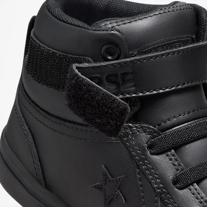 Converse SlipOns Pro Blaze Easy On Blackblackblack 8211 Kids