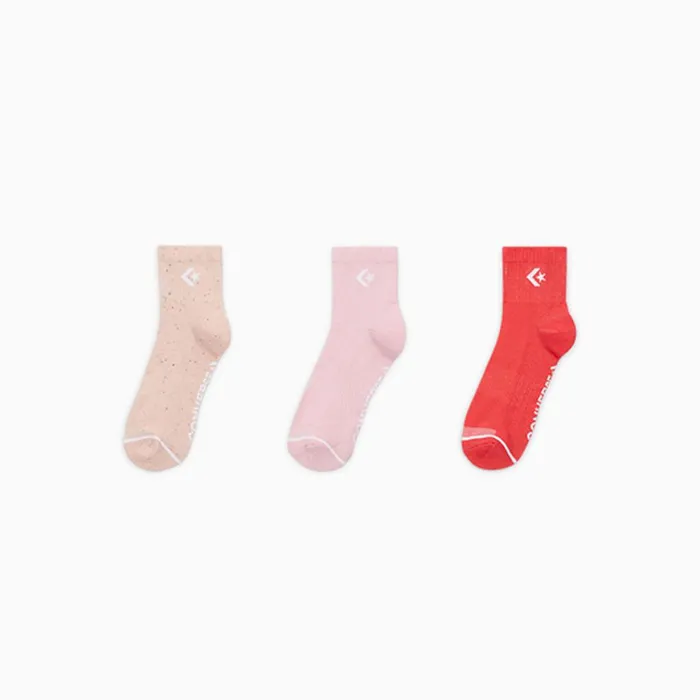 Converse Socks 3Pack Confetti Embroidered Quarter Socks Chipmunk Cheekdonut Glaze Mar 8211 Women Converse Socks 3Pack Confetti Embroidered Quarter Socks Chipmunk Cheekdonut Glaze Mar 8211 Women